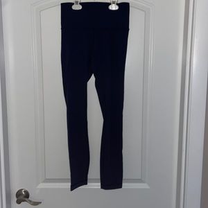 Navy blue high rise lululemon leggings size 2